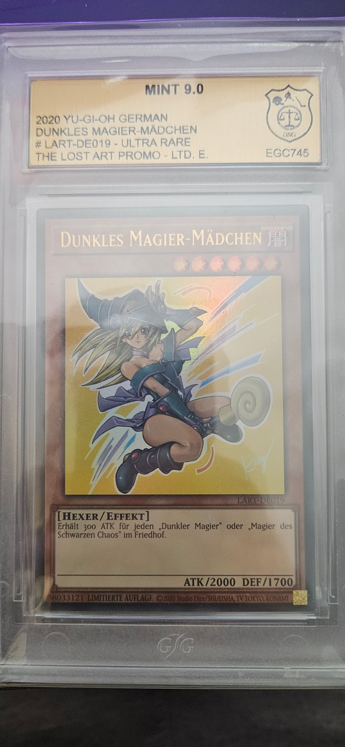 Dunkles Magier-Mädchen